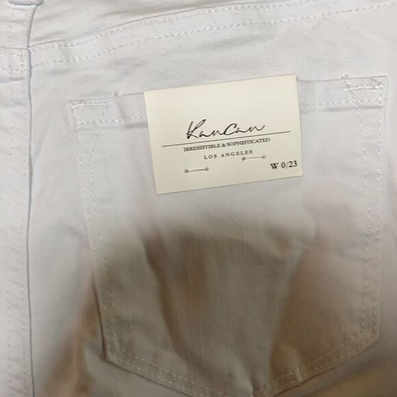 Kancan Estilo High Rise Skinny Jeans White 23 NWT - Picture 12 of 13